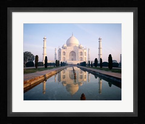 Framed Taj Mahal, Agra, India Print