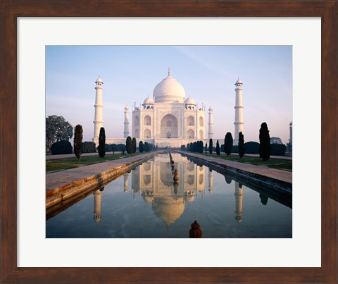 Framed Taj Mahal, Agra, India Print