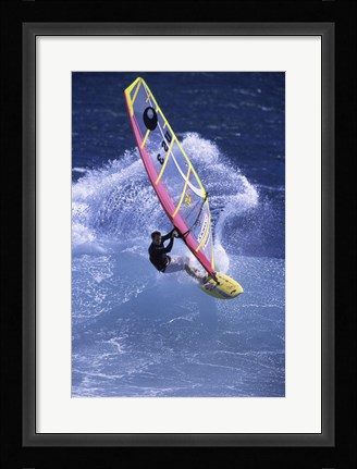 Framed Hookipa Beach Maui Hawaii USA Print