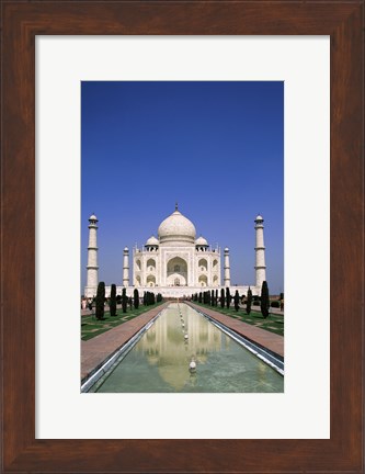 Framed Taj Mahal, Agra, India Reflection Print