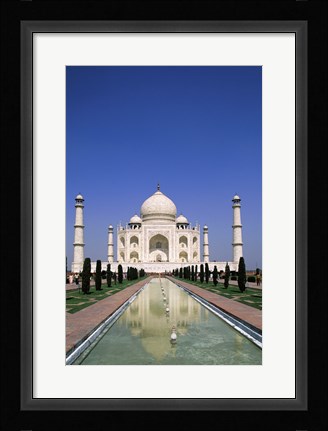 Framed Taj Mahal, Agra, India Reflection Print