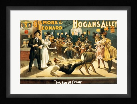Framed Hogan's Alley Beer Print