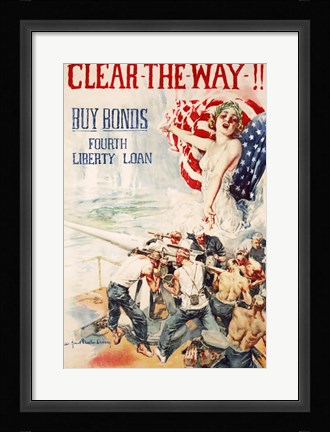 Framed Liberty Loan Print