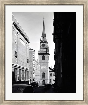 Framed Low angle view of a clock tower, Boston, Massachusetts, USA Print