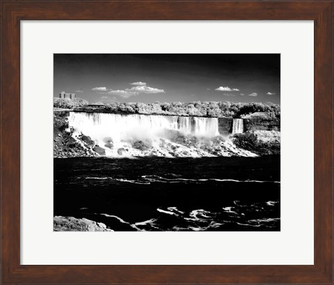 Framed Canada, Niagara Falls, Infrared view, taken from Canadian side Print
