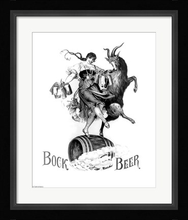 Framed Bock Beer Dance Print