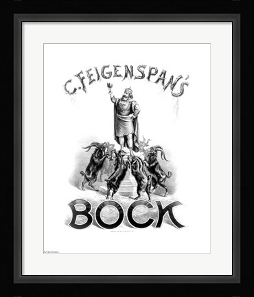 Framed C. Feigenspans Bock Print