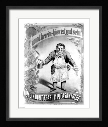 Framed Come in Don't Fear! It's Plesant Here Print