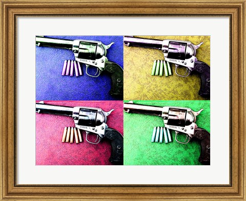 Framed Colt Single Action Print