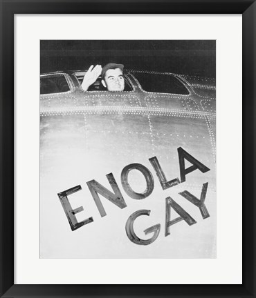 Framed Tibbets Enola Gay Print