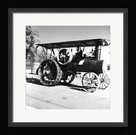 Framed USA, New York State, New York City, Twelve HP Steam Tractor 1910 by M Rumley Company Print