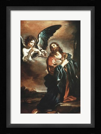 Framed Christ in Gethsemane Giovanni Francesco Barbieri Guercino (1591-1666/Italian) Print