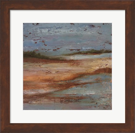 Framed Sunset Lake II Print