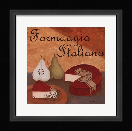 Framed Formaggio Italiano Print