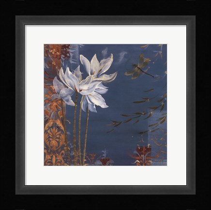 Framed Krishna's Garden I Print