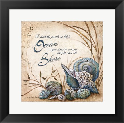 Framed Shore Print