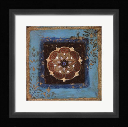 Framed Exotic Medallion II Print