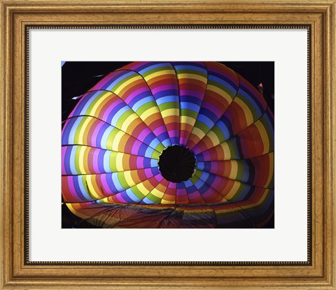 Framed Close-up of hot air balloon, Albuquerque International Balloon Fiesta, Albuquerque, New Mexico, USA Print