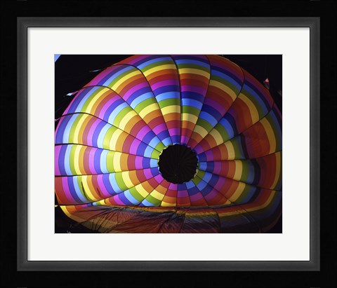 Framed Close-up of hot air balloon, Albuquerque International Balloon Fiesta, Albuquerque, New Mexico, USA Print