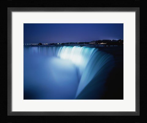 Framed Horseshoe Falls, Niagara Falls, Ontario, Canada Print