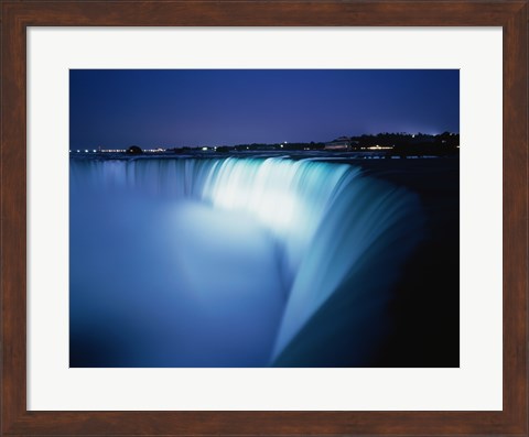 Framed Horseshoe Falls, Niagara Falls, Ontario, Canada Print