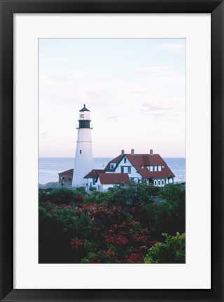 Framed Portland Head Lighthouse Cape And Field Elizabeth Maine USA Print