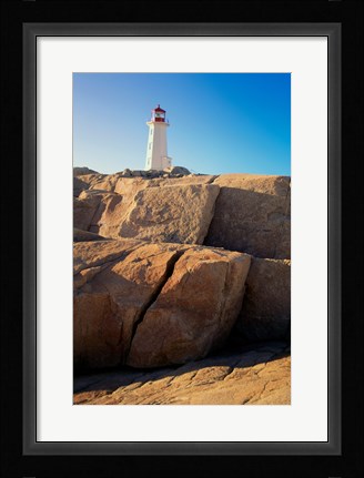 Framed Peggy's Cove Lighthouse Peggy's Cove Nova Scotia Canada Print