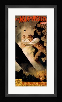 Framed War of Wealth Print