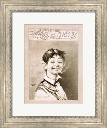Framed Belle Archer&#39;s Comedy Drama Print