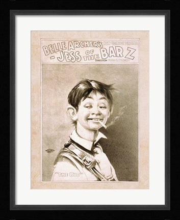 Framed Belle Archer's Comedy Drama Print