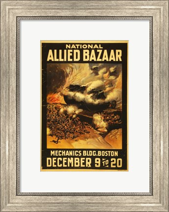 Framed National Allied Bazaar Print