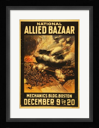 Framed National Allied Bazaar Print