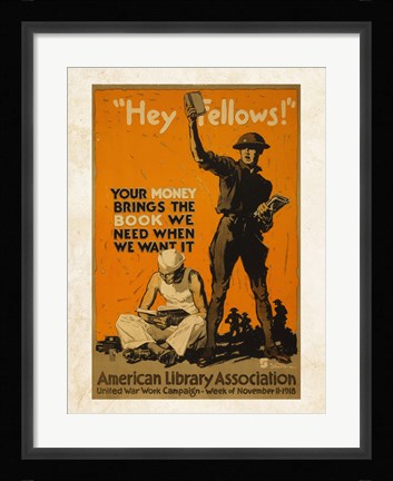 Framed American Library Association Print