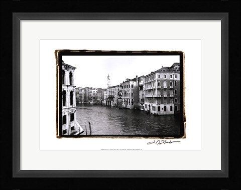 Framed Waterways of Venic XII Print