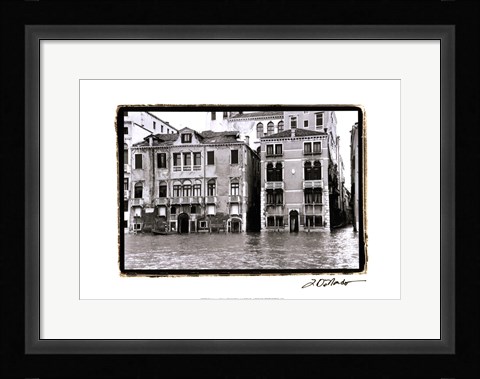 Framed Waterways of Venice XVI Print
