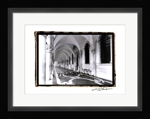 Framed Archways of Venice I Print