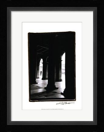 Framed Archways of Venice III Print