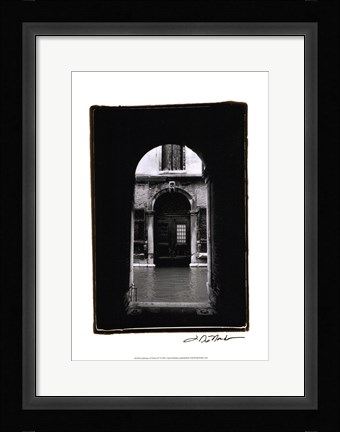 Framed Archways of Venice IV Print