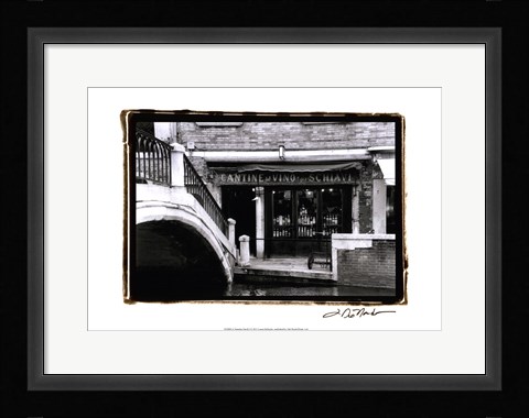 Framed Venetian Stroll I Print