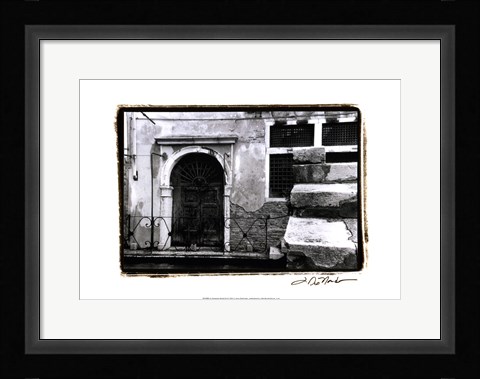Framed Venetian Stroll II Print