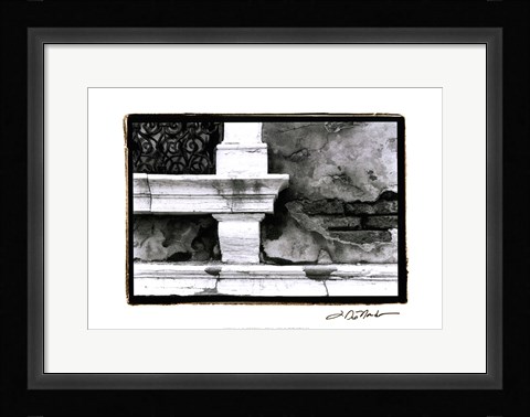 Framed Venetian Stroll III Print