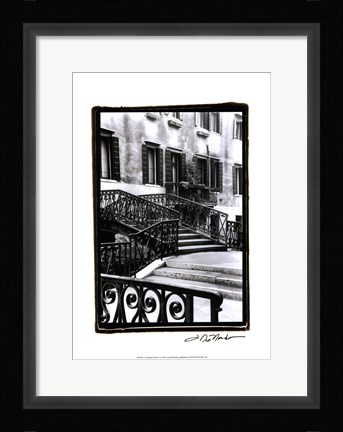 Framed Venetian Stroll IV Print