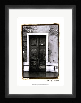 Framed Doors of Venice III Print