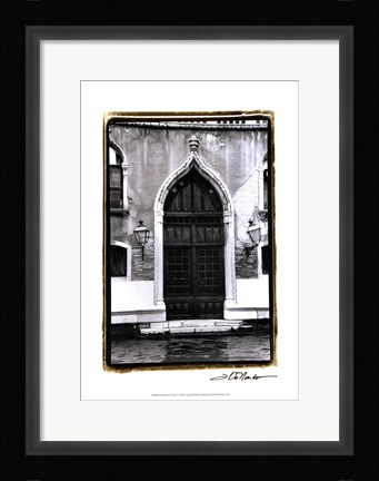 Framed Doors of Venice V Print