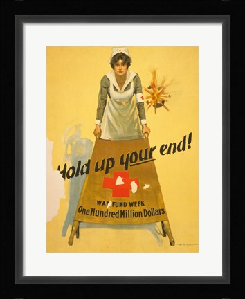 Framed Hold Up Your End! Print