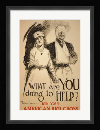 Framed Join the American Red Cross Print