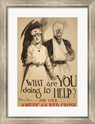 Framed Join the American Red Cross Print
