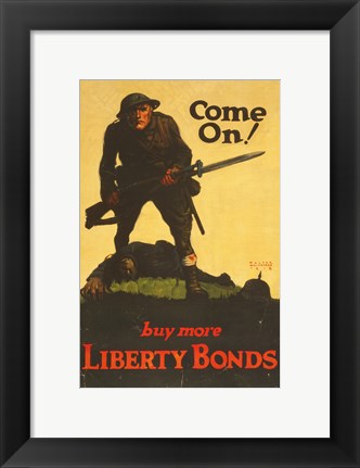 Framed Buy More Liberty Bonds Print