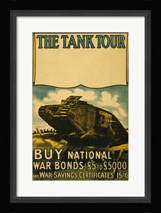 Framed Tank Tour Print