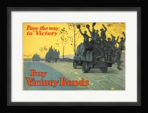 Framed Pave the Way to Victory Print